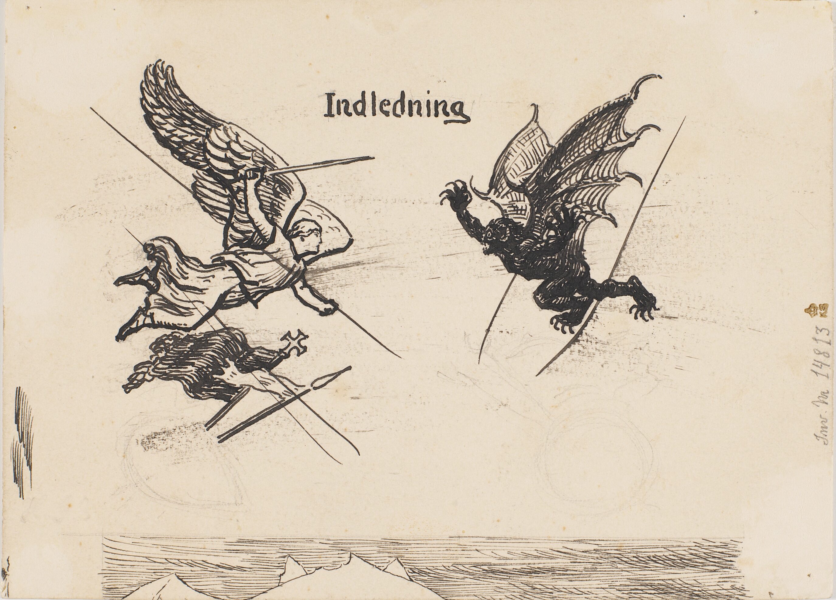 St.Michaels kamp med djævelen